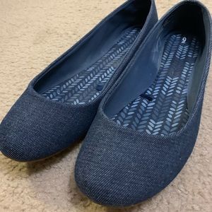 Navy Blue Flats
